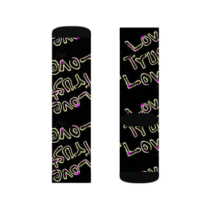 Love Trust Love Sublimation Socks