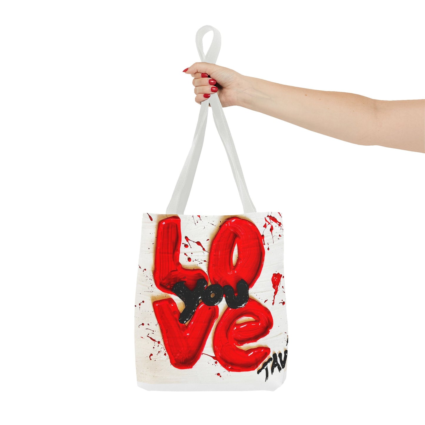Love You Tote Bag by TAVi Art