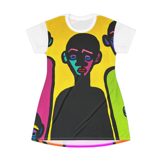 The Healers – All‑Over Print Graphic T‑Shirt Dress