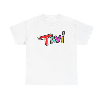 Colorful Graphic Unisex Heavy Cotton Tee - Casual and Fun Tavi Design