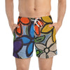 Men’s 5″ Inseam Printed Swim Trunks