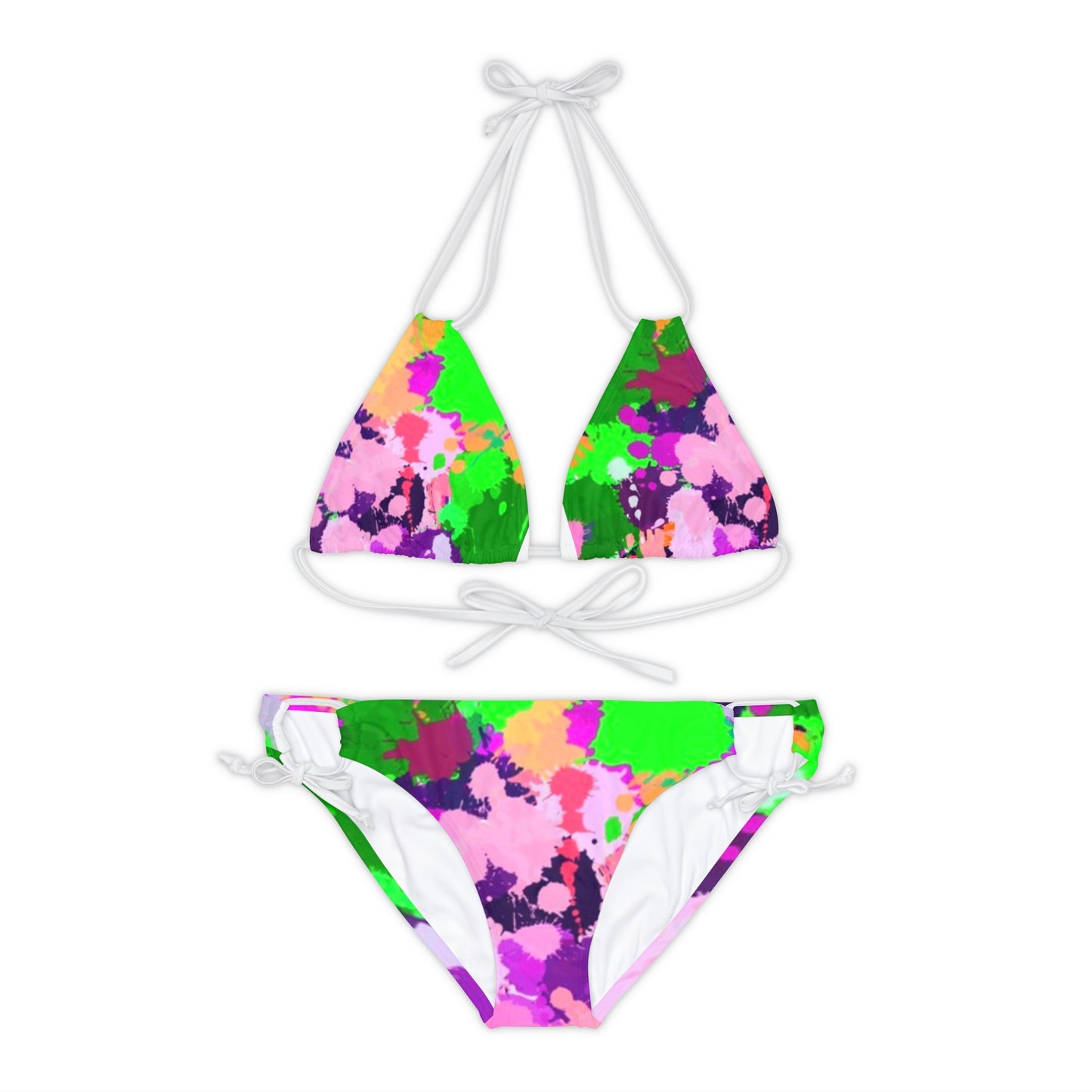 Strappy Bikini Set (AOP)