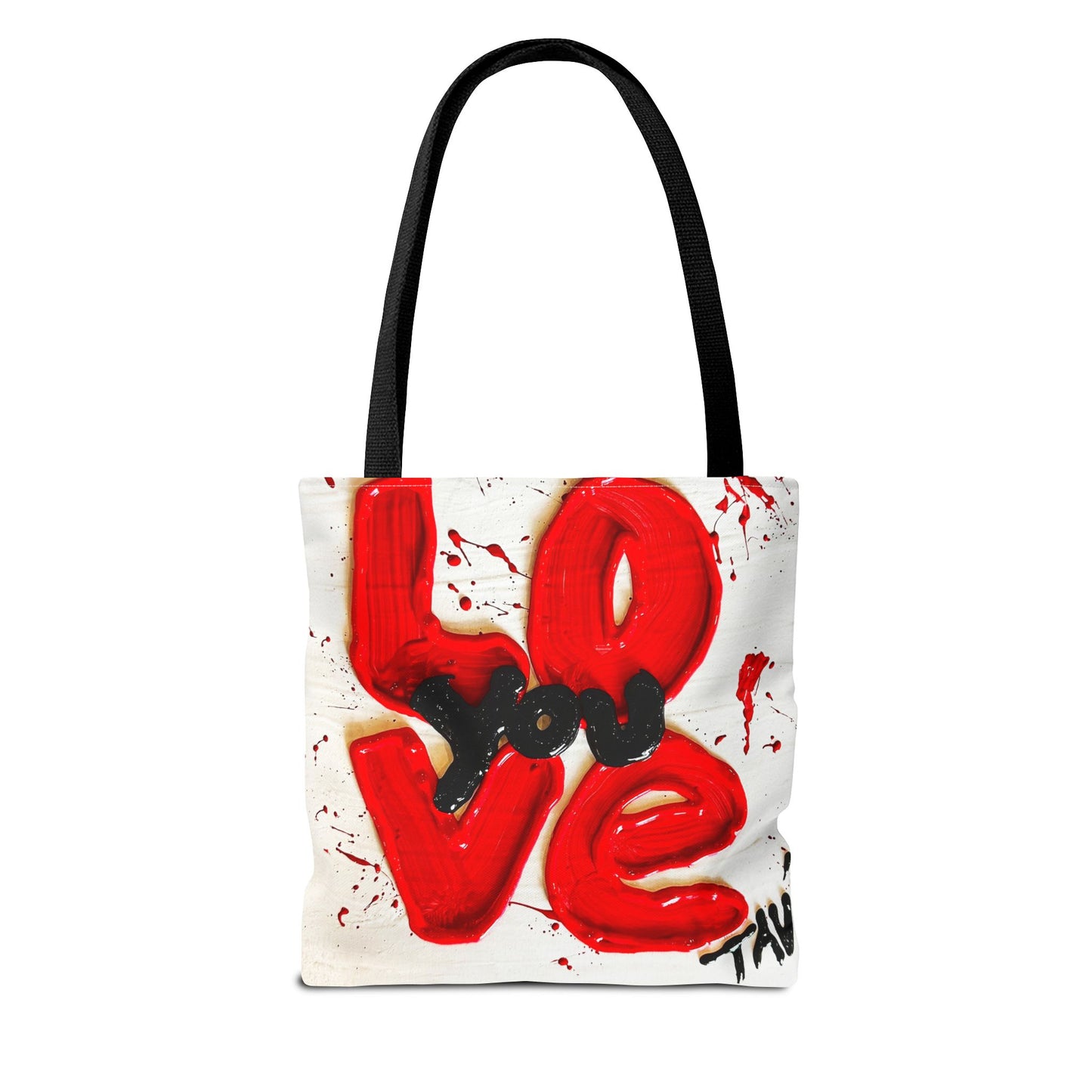 Love You Tote Bag by TAVi Art