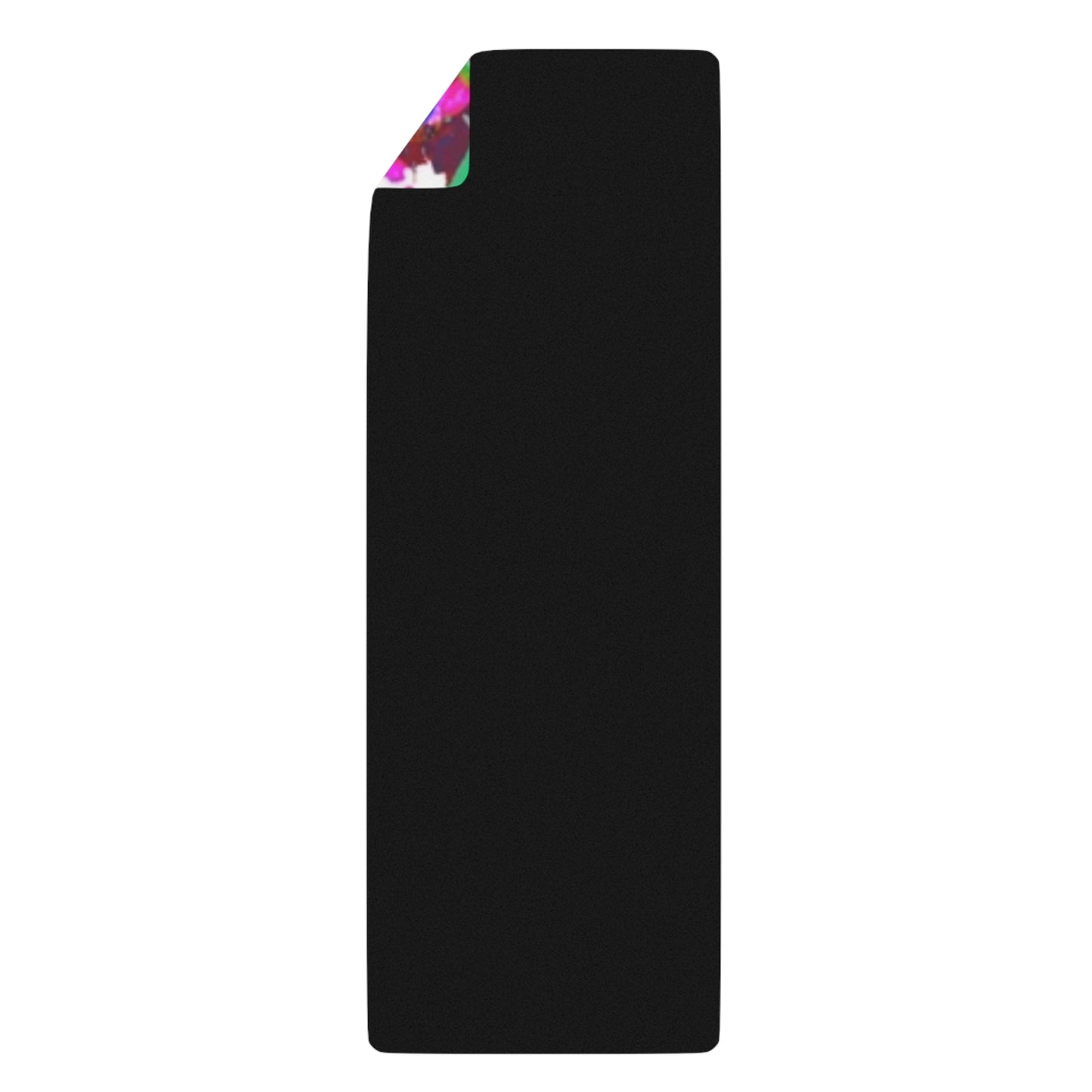Colorburst Floral Rubber Yoga Mat – Non‑Slip Colorburst Flower Print – 24" x 70"