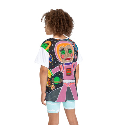 Kids Cosmic Space Jersey – Front & Back Graphic Print