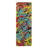 Abstract Splatter Rubber Yoga Mat – Non‑Slip Colorful Splatter Print – 24" x 70"