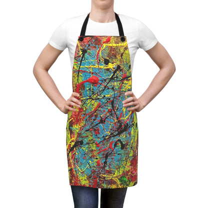Colorful Floral Apron — Bright Garden Kitchen Apron