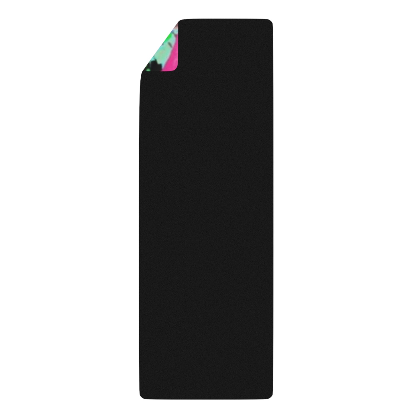 Vibrant Neon Floral Rubber Yoga Mat – Non‑Slip Neon Floral All‑Over Print – 24" x 70"