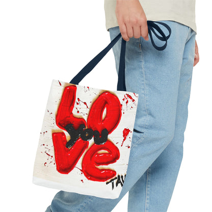 Love You Tote Bag by TAVi Art
