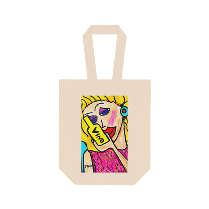 Wine Tote Bag - Original Artwork by TAVi Art