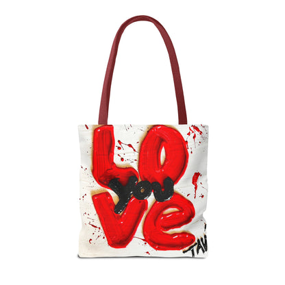 Love You Tote Bag by TAVi Art