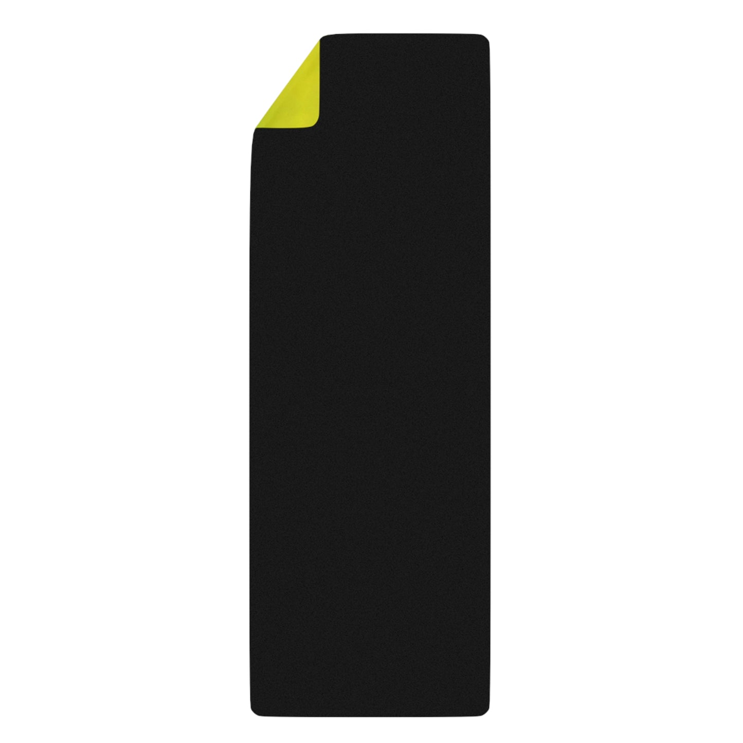 Abstract Neon Faces Rubber Yoga Mat – Non‑Slip All‑Over Print – 24" x 70"
