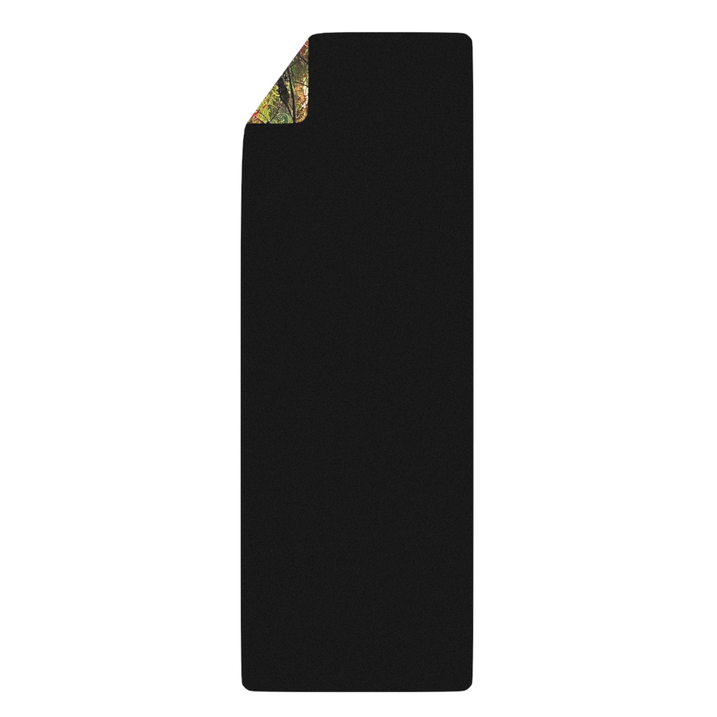 Abstract Splatter Rubber Yoga Mat – Non‑Slip Colorful Splatter Print – 24" x 70"