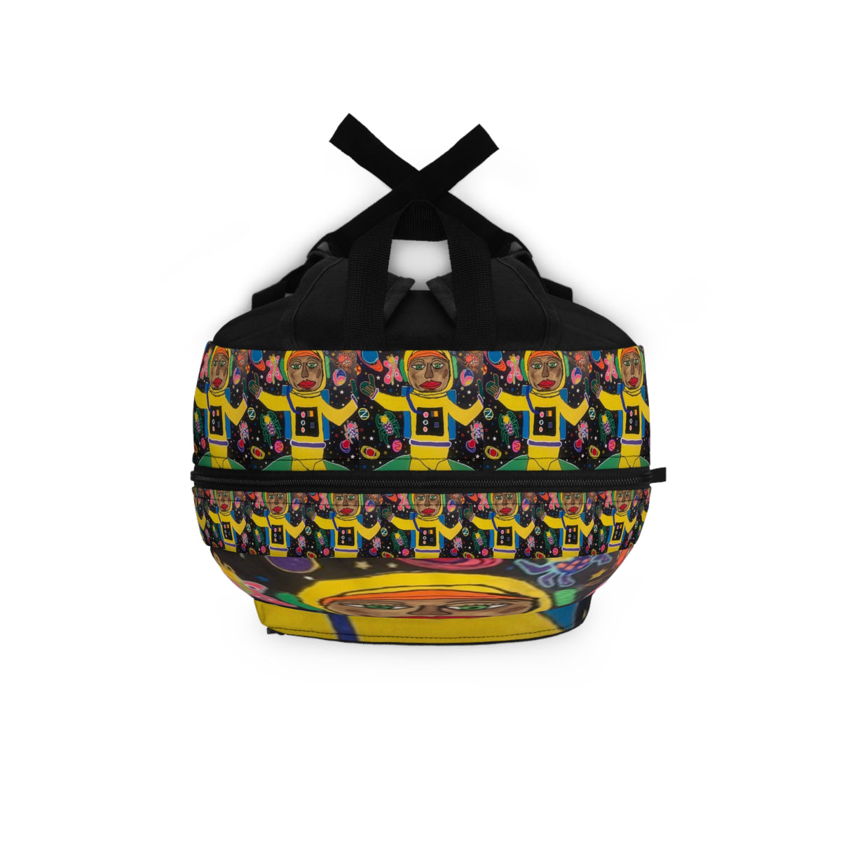 Colorful Artistic Backpack - Fun Astronaut Design for Kids & Teens