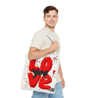 Love You Tote Bag by TAVi Art