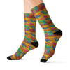 Love Love Love Sublimation Socks by Tavi Art