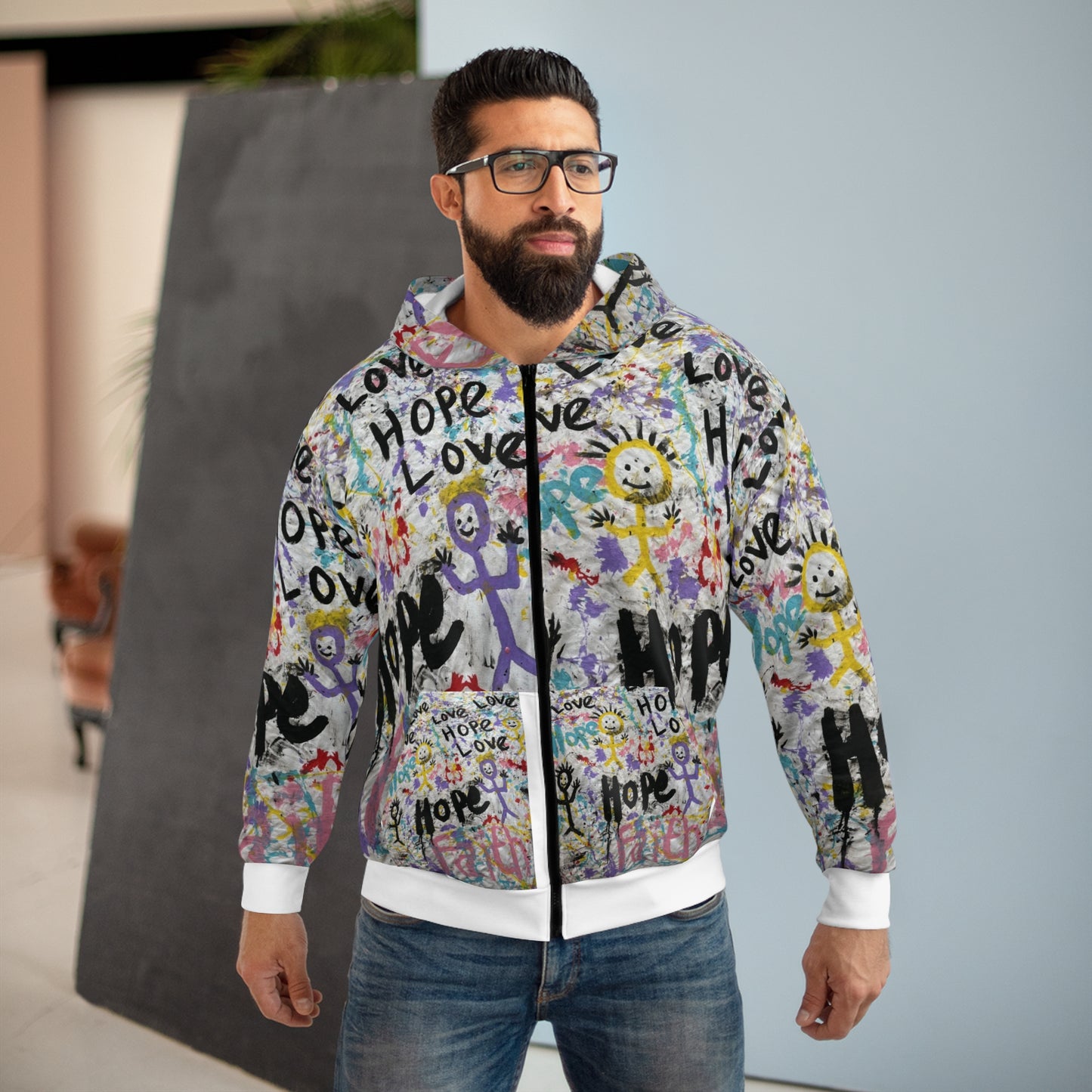 Unisex Zip Hoodie (AOP)