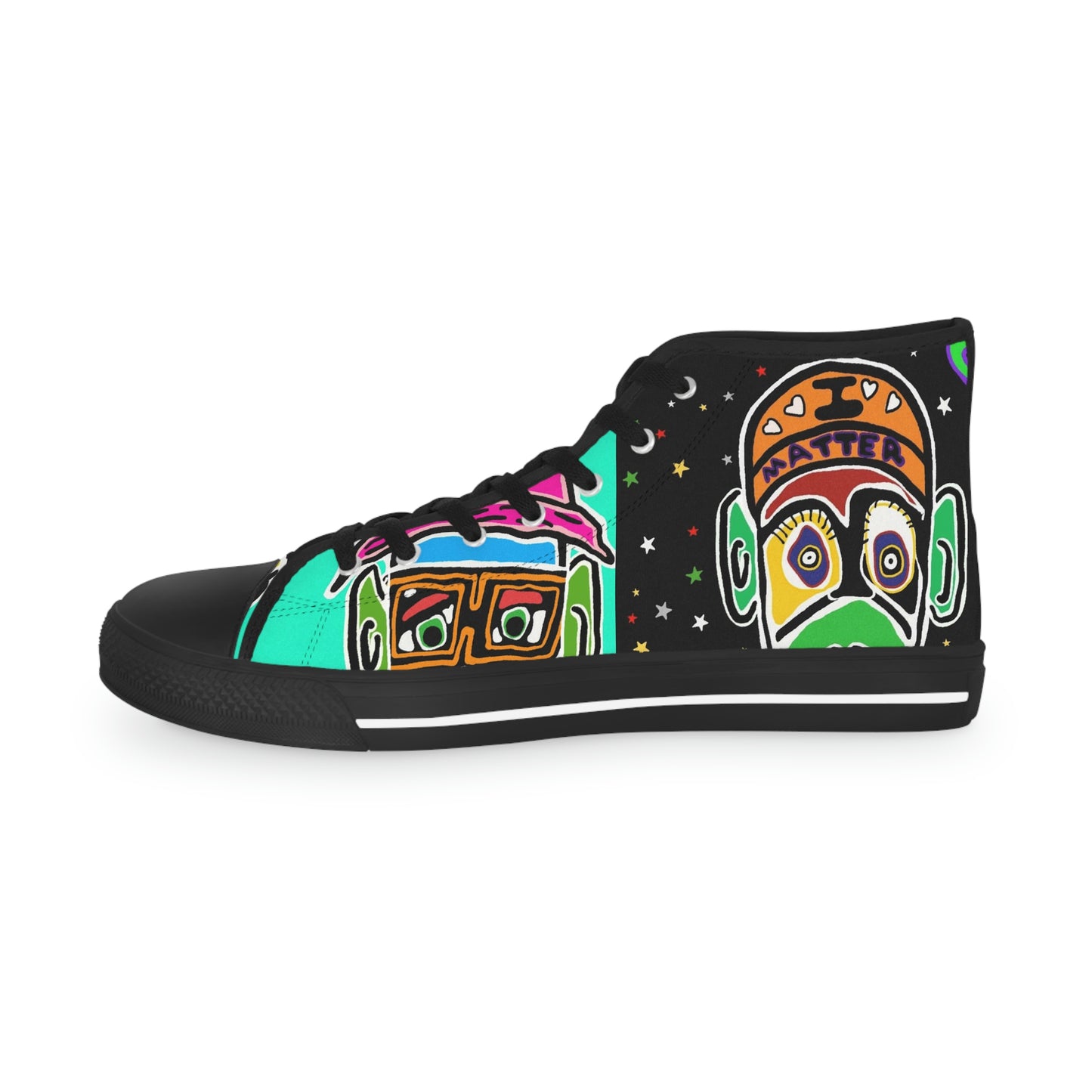Groovy I Matter Men's High Top Sneakers