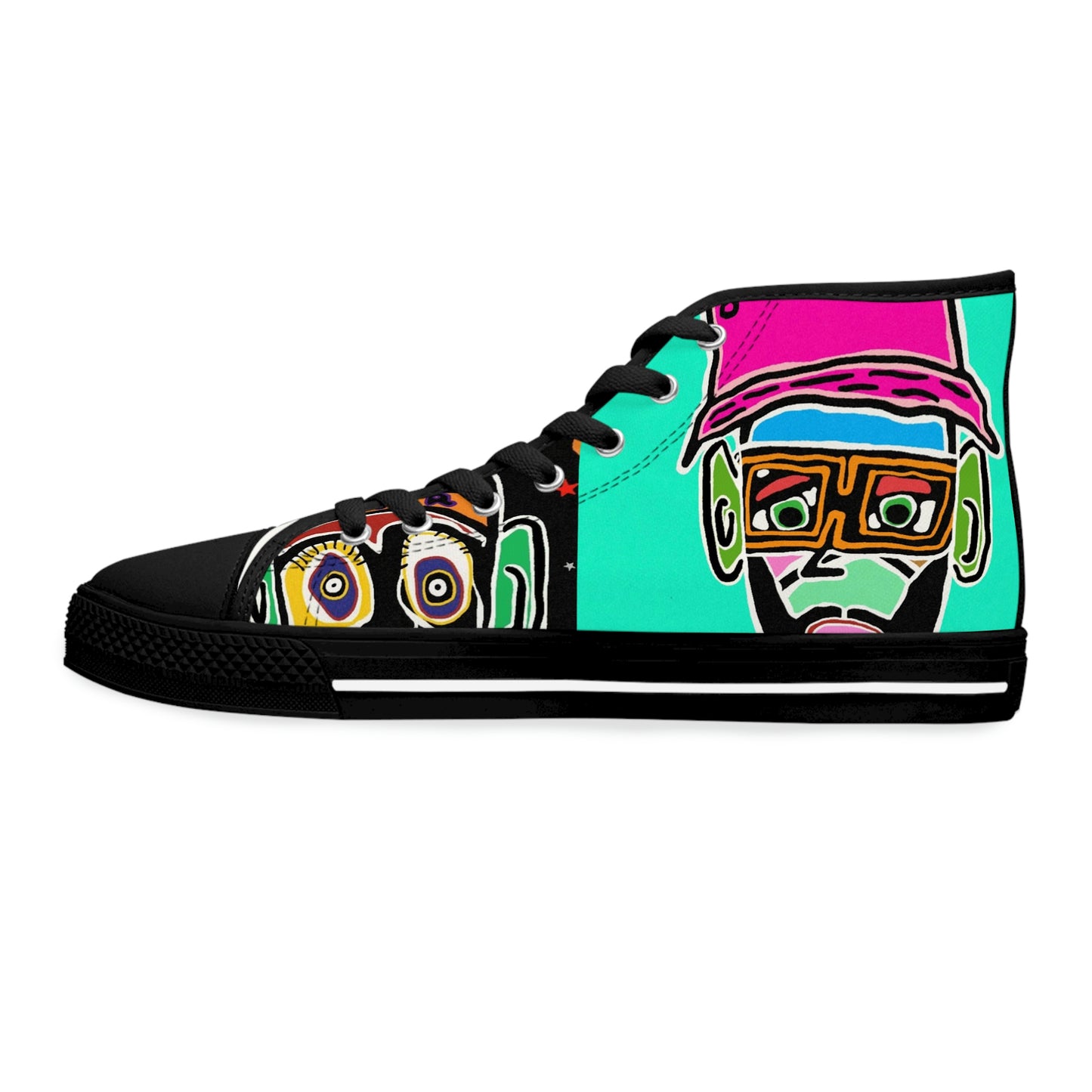 Groovy I Matter Collage Women's High Top Sneakers