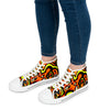 Women's Abstract Gan Art II High Top Sneakers