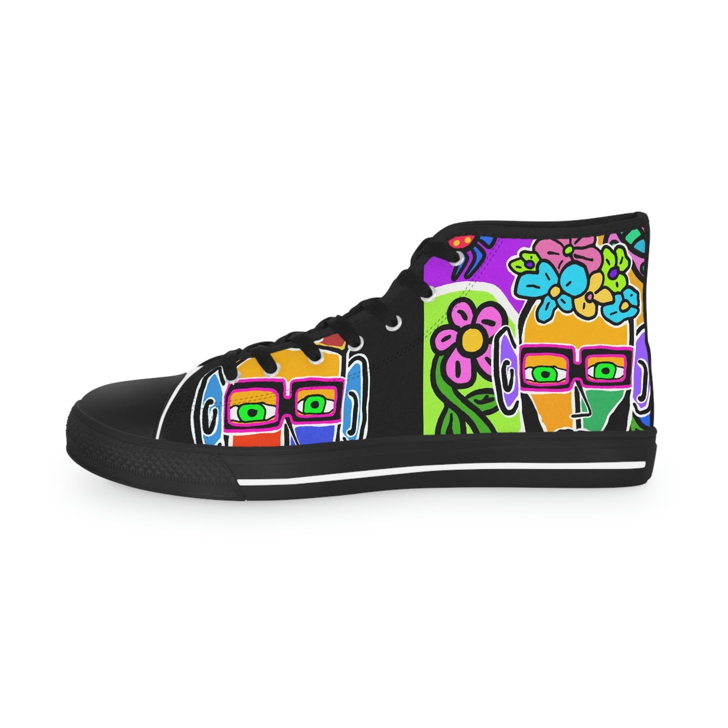 Tavi's Tribe Collage 2 Men's High Top Sneakers