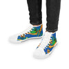 Abstract Men's High Top Sneakers