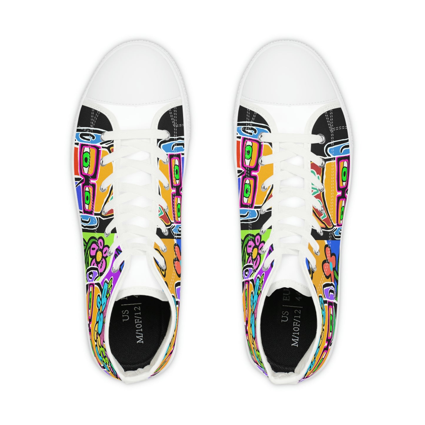 Tavi's Tribe Collage 2 Men's High Top Sneakers