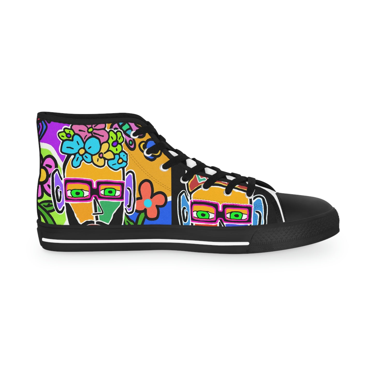 Tavi's Tribe Collage 2 Men's High Top Sneakers