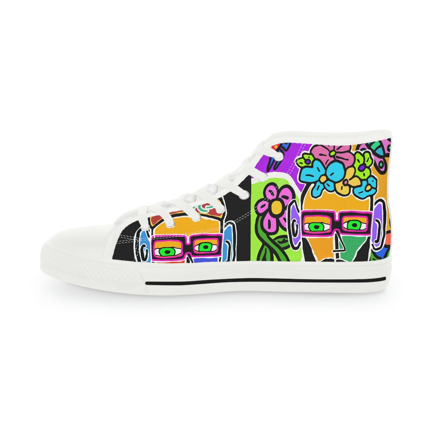 Tavi's Tribe Collage 2 Men's High Top Sneakers