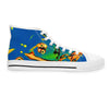 Abstract Women's High Top Sneakers