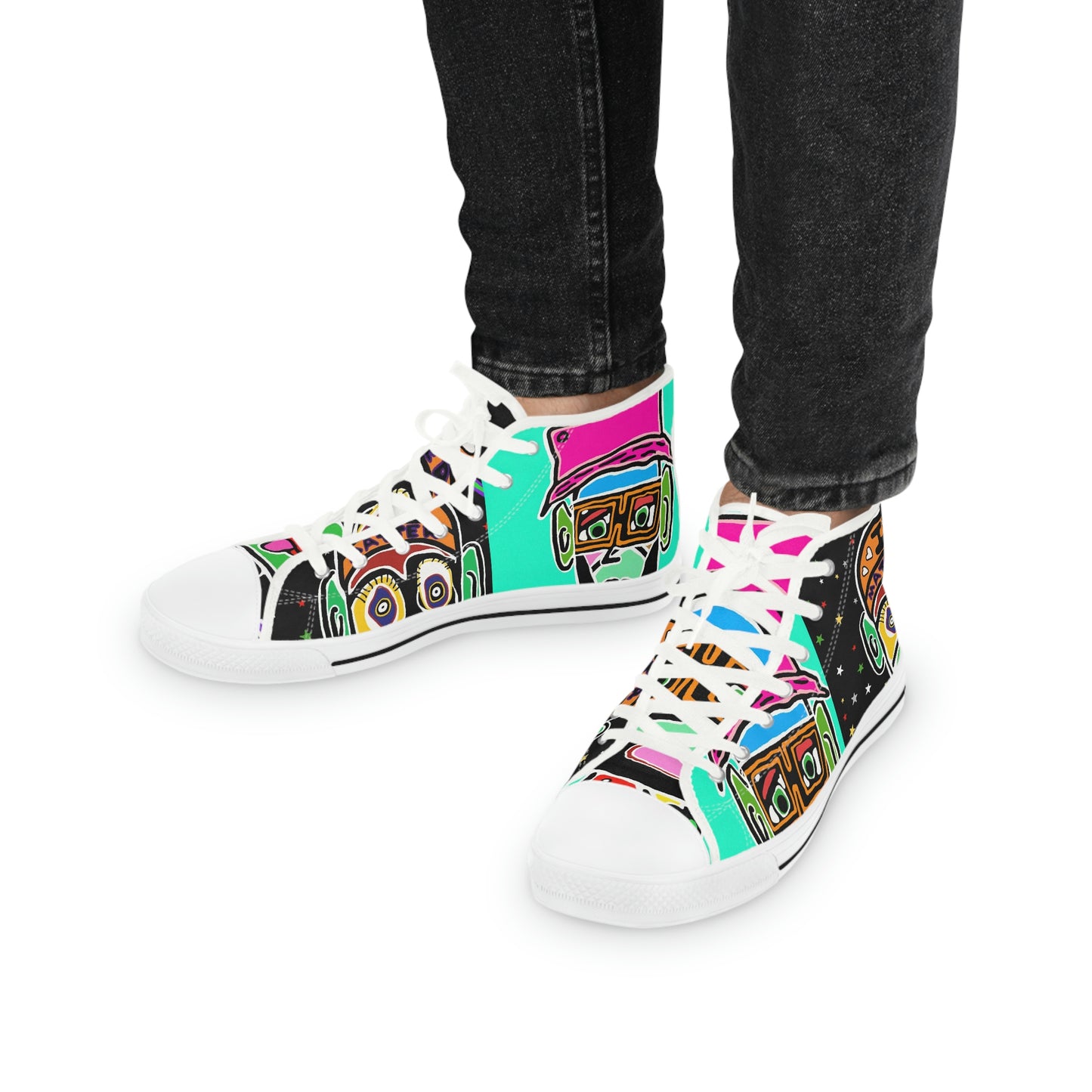 Groovy I Matter Men's High Top Sneakers