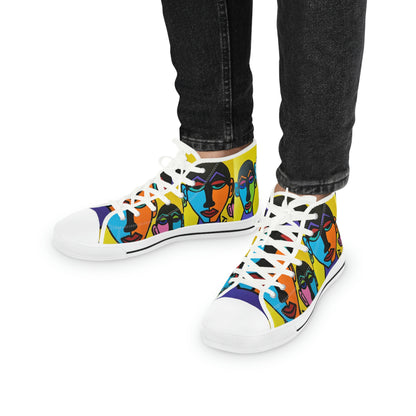 Mirrors Men's High Top Sneakers