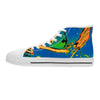 Abstract Women's High Top Sneakers