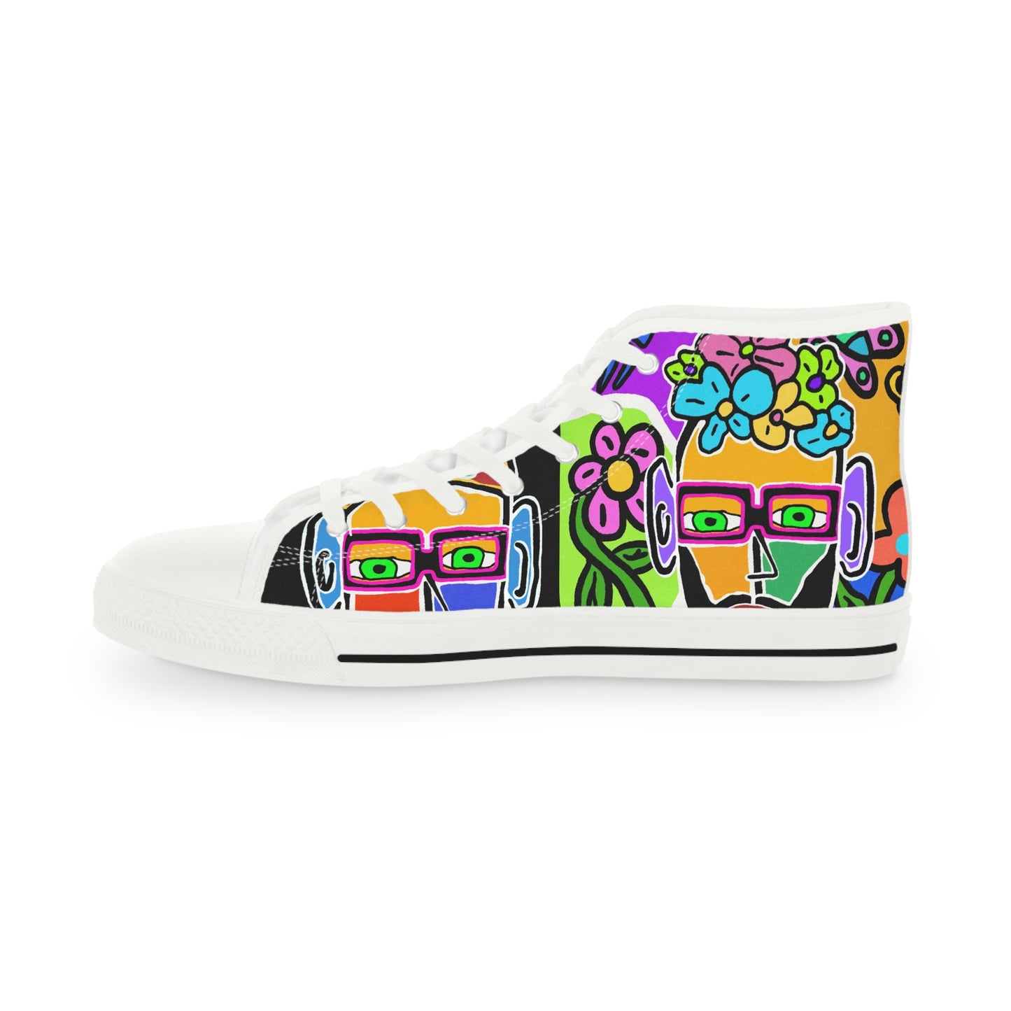 Tavi's Tribe Collage 2 Men's High Top Sneakers