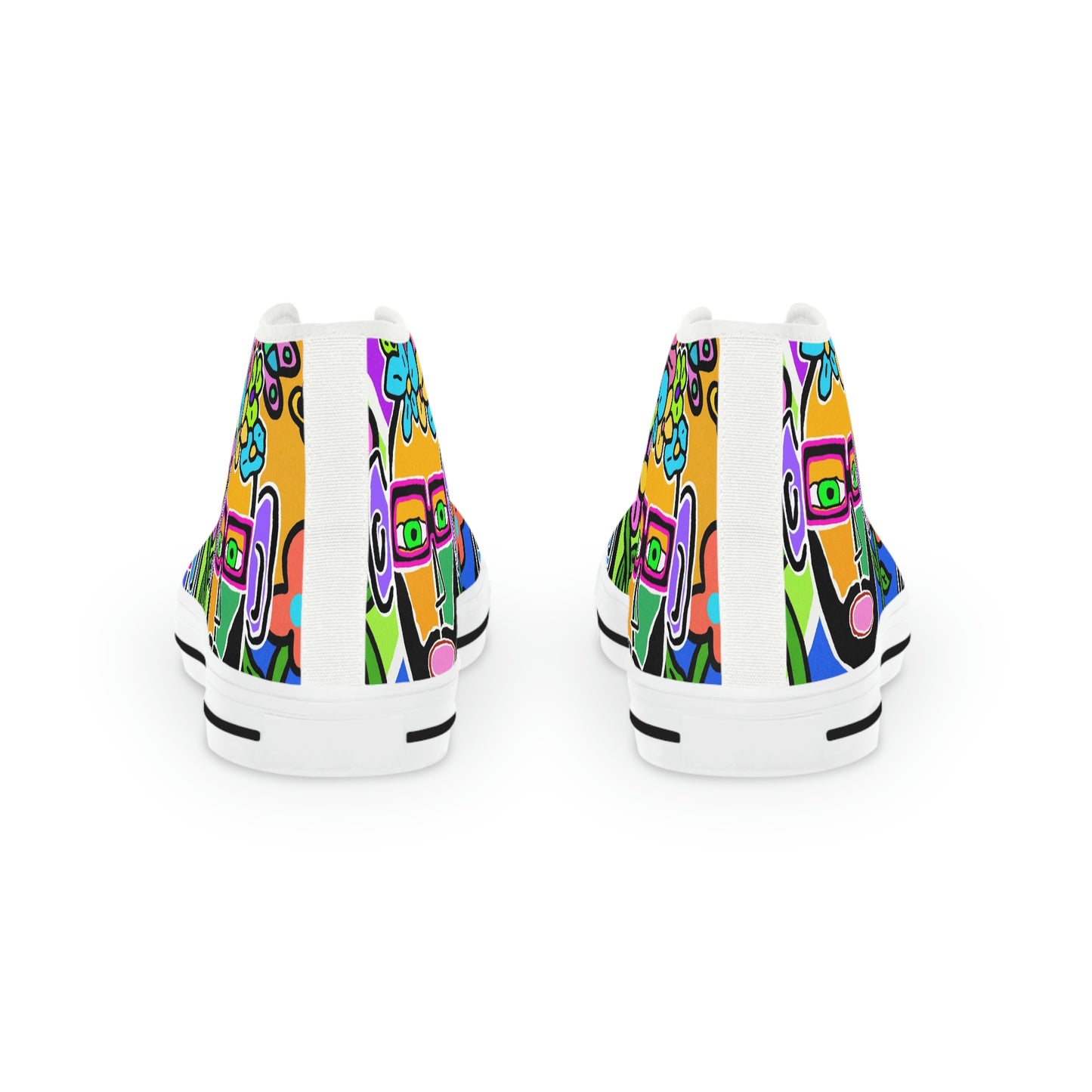 Tavi's Tribe Collage 2 Men's High Top Sneakers
