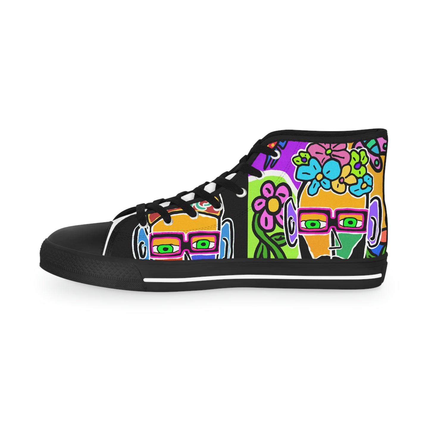 Tavi's Tribe Collage 2 Men's High Top Sneakers