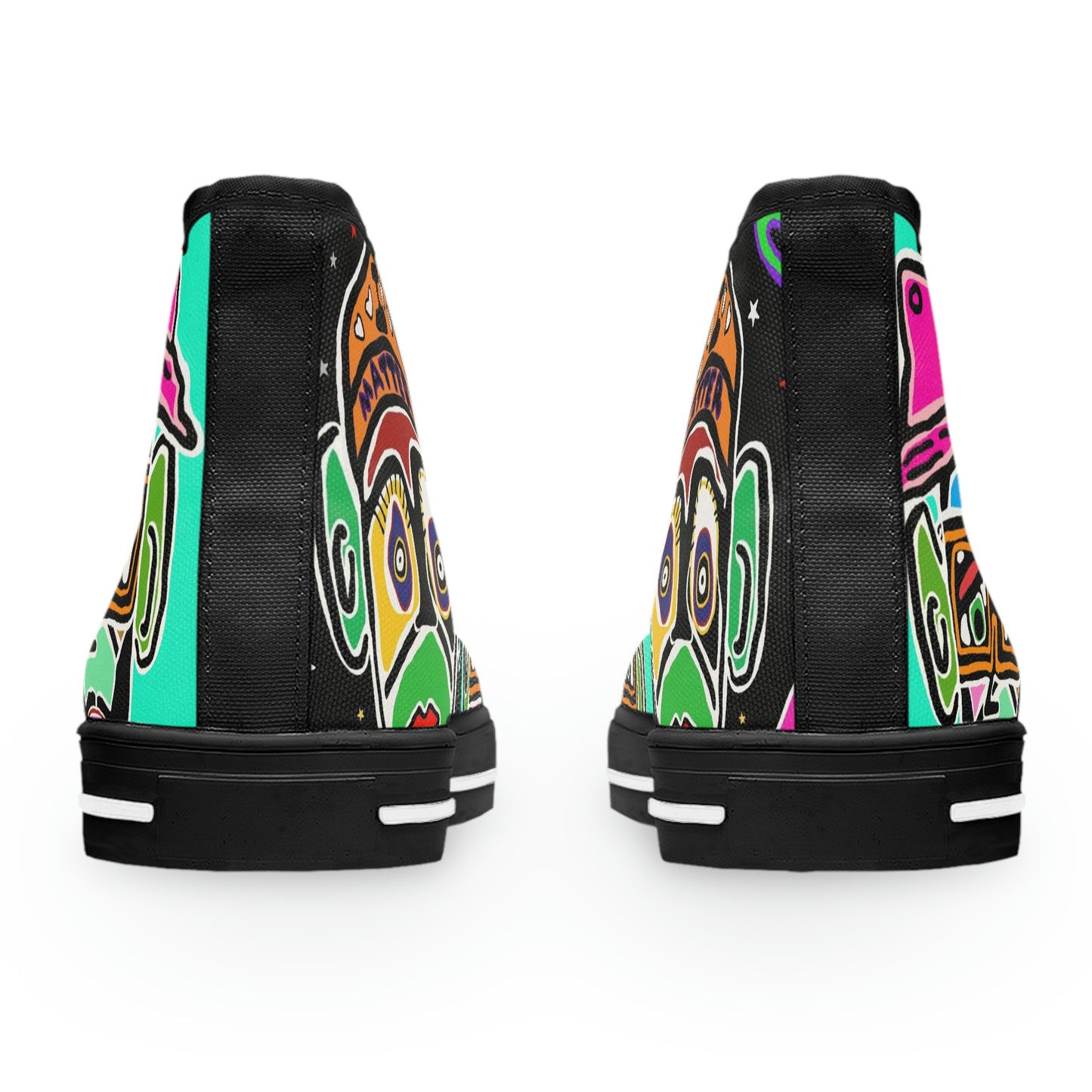 Groovy I Matter Collage Women's High Top Sneakers