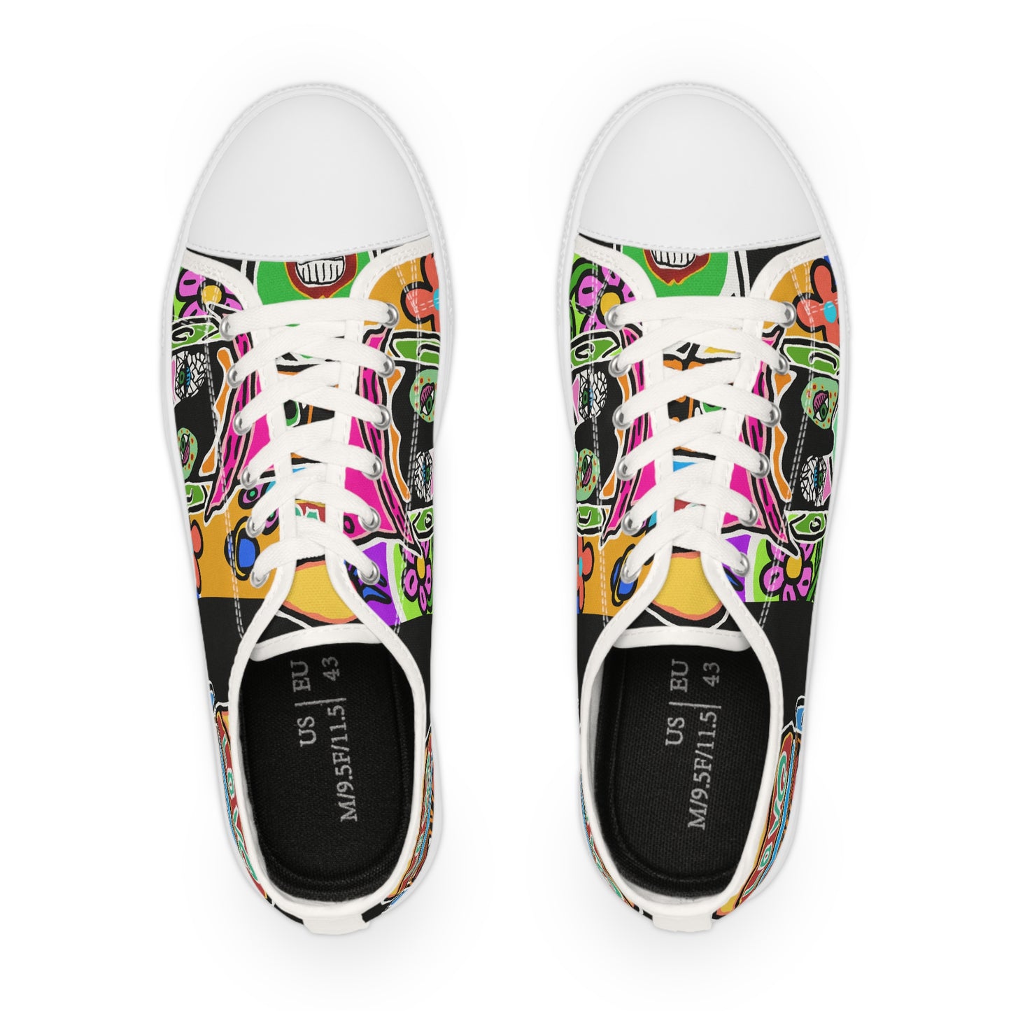 Tavi's Tribe Collage Men's Low Top Sneakers
