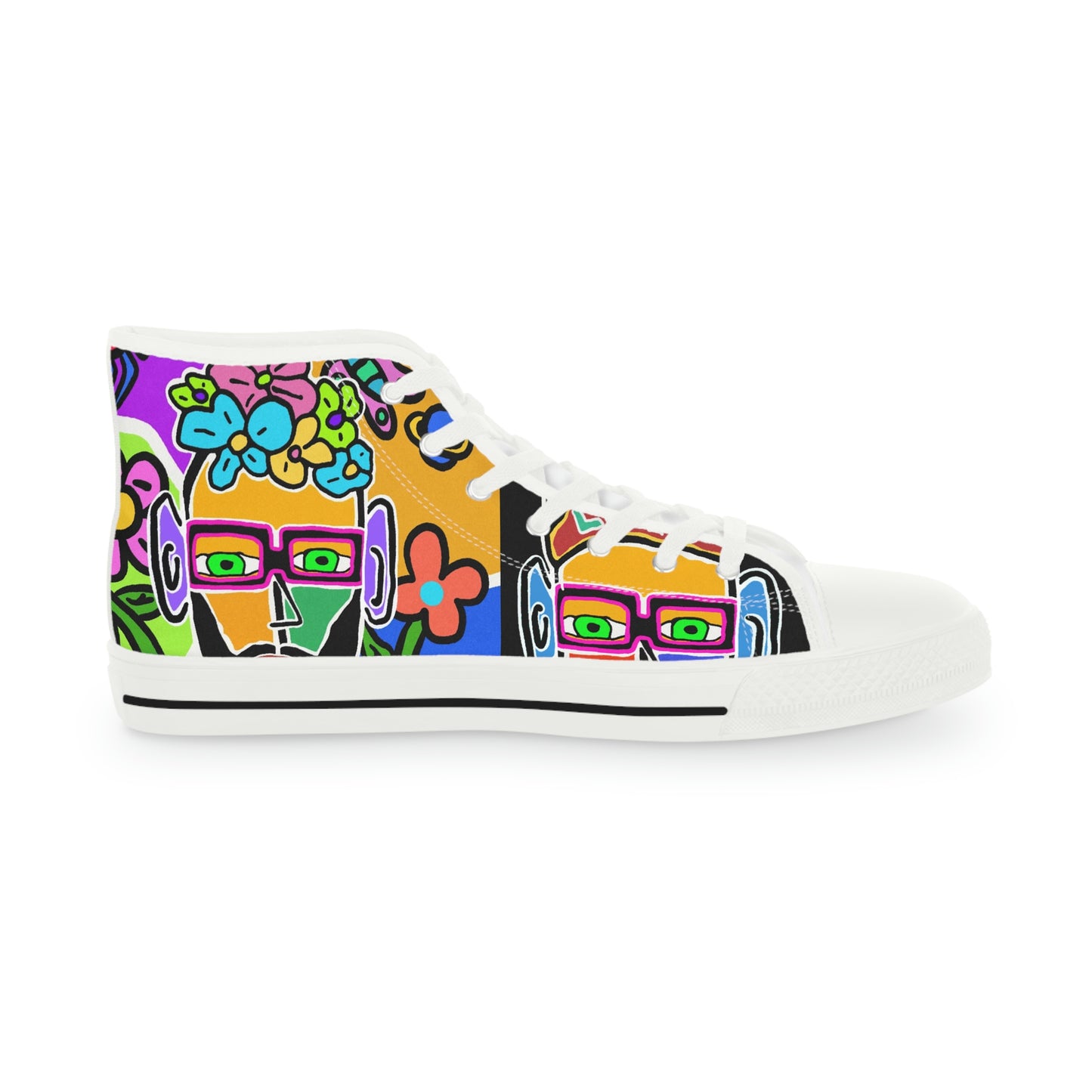 Tavi's Tribe Collage 2 Men's High Top Sneakers