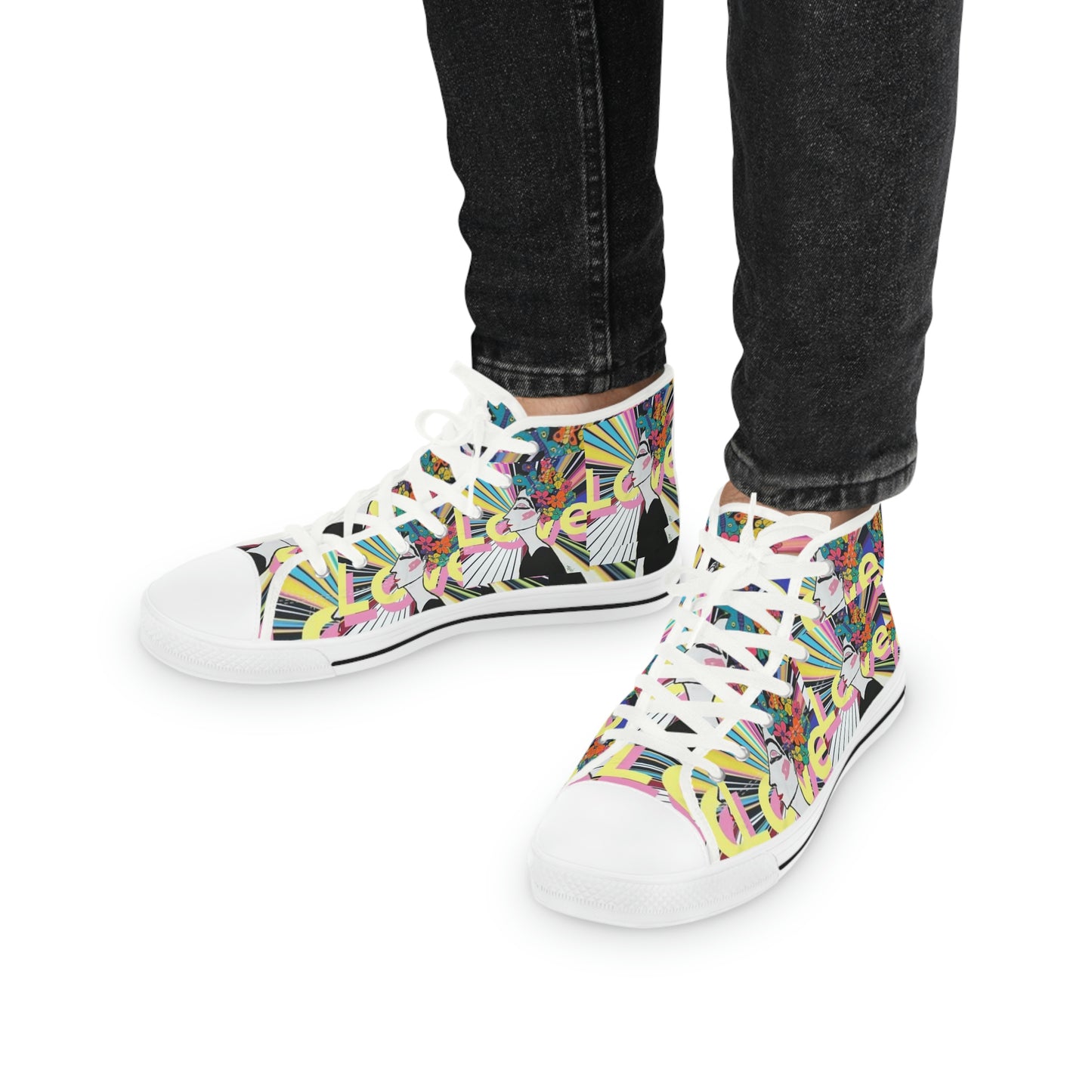 Audrey Love Men's High Top Sneakers