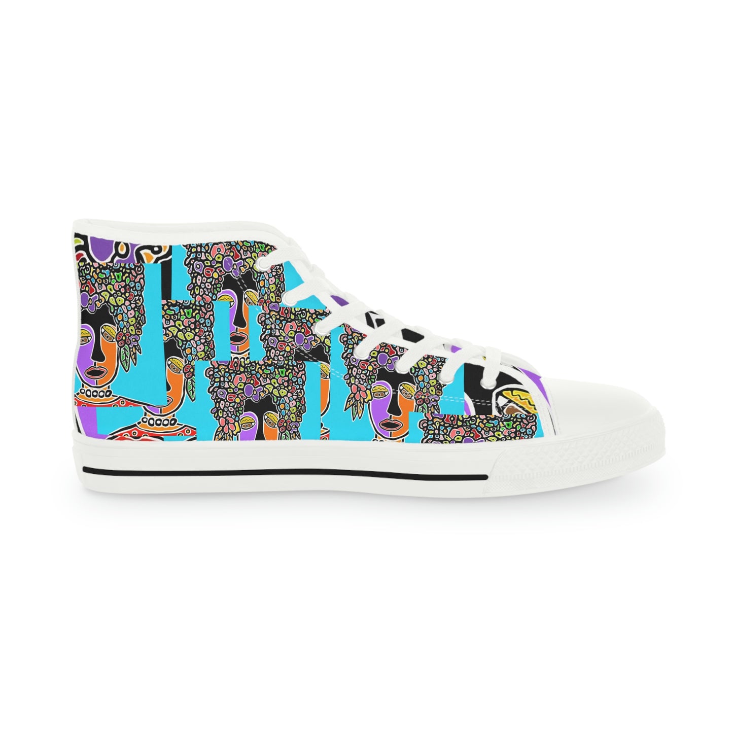 Men's Ivory  High Top Sneakers