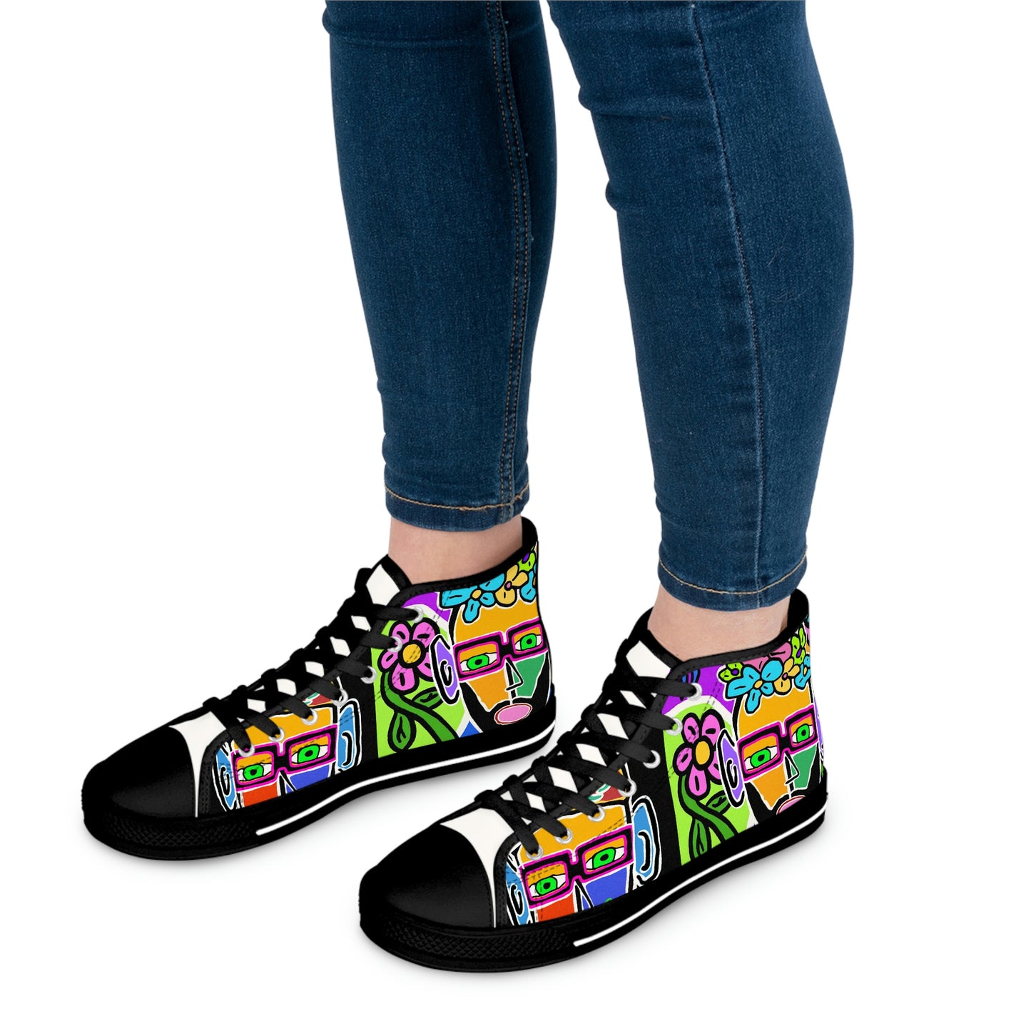 Women's Tavi Collage 4 High Top Sneakers