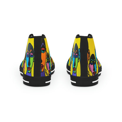 Mirrors Men's High Top Sneakers