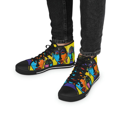 Mirrors Men's High Top Sneakers