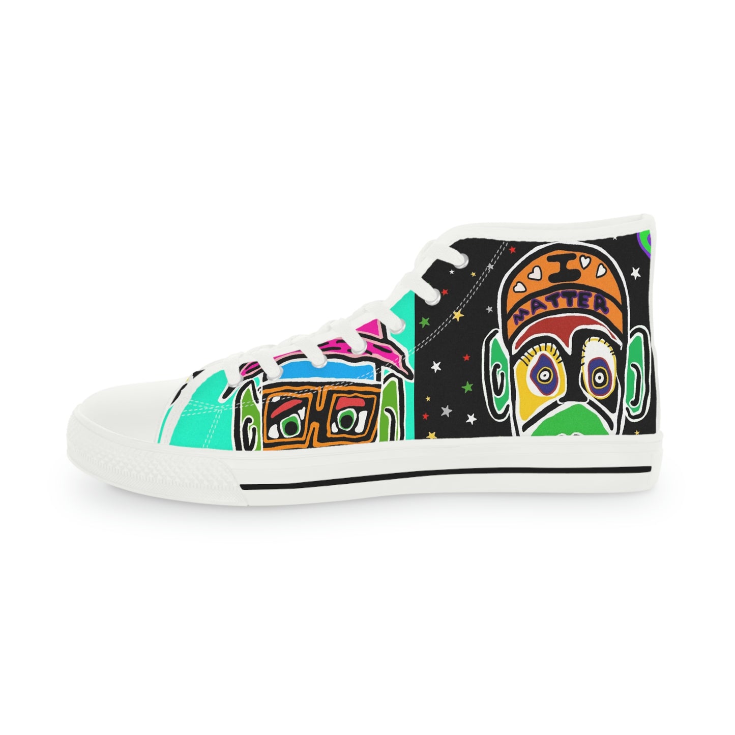 Groovy I Matter Men's High Top Sneakers