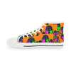 Men's Orange Prism High Top Sneakers