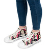 Betty Davis Collage Women's High Top Sneakers