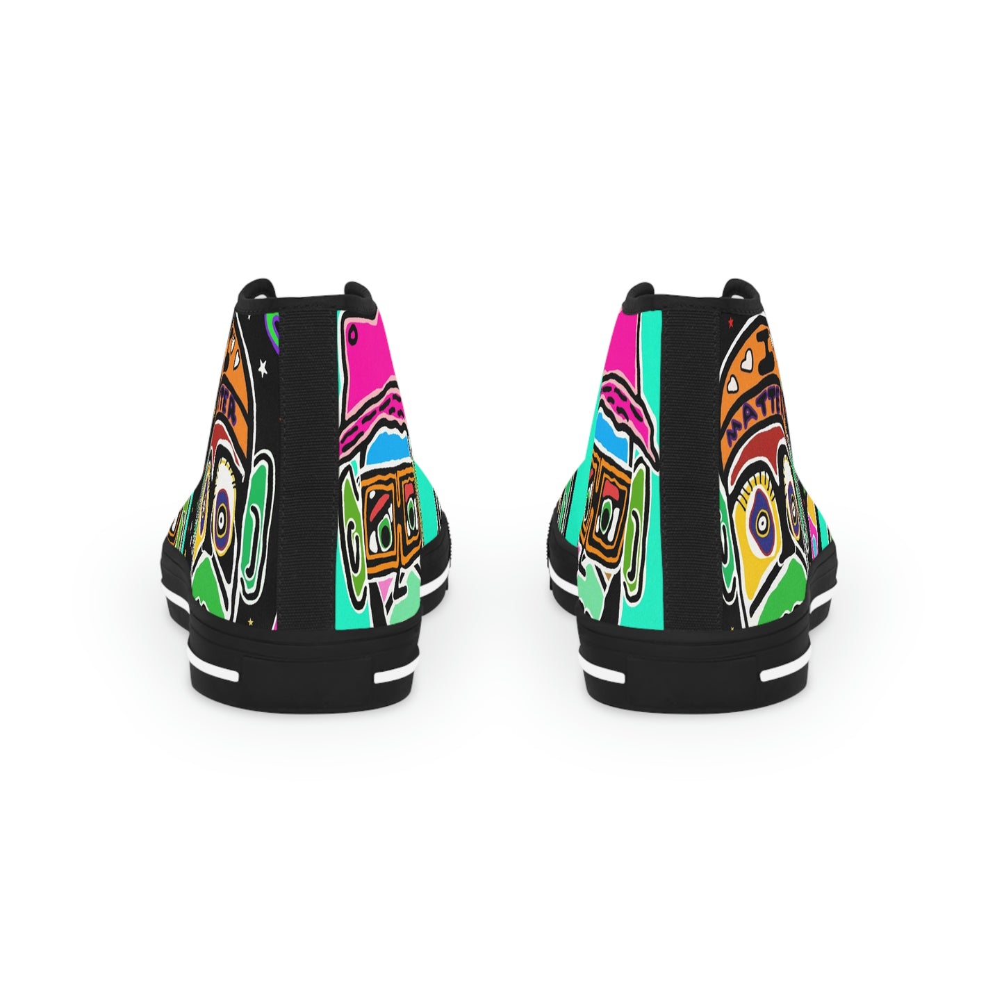 Groovy I Matter Men's High Top Sneakers