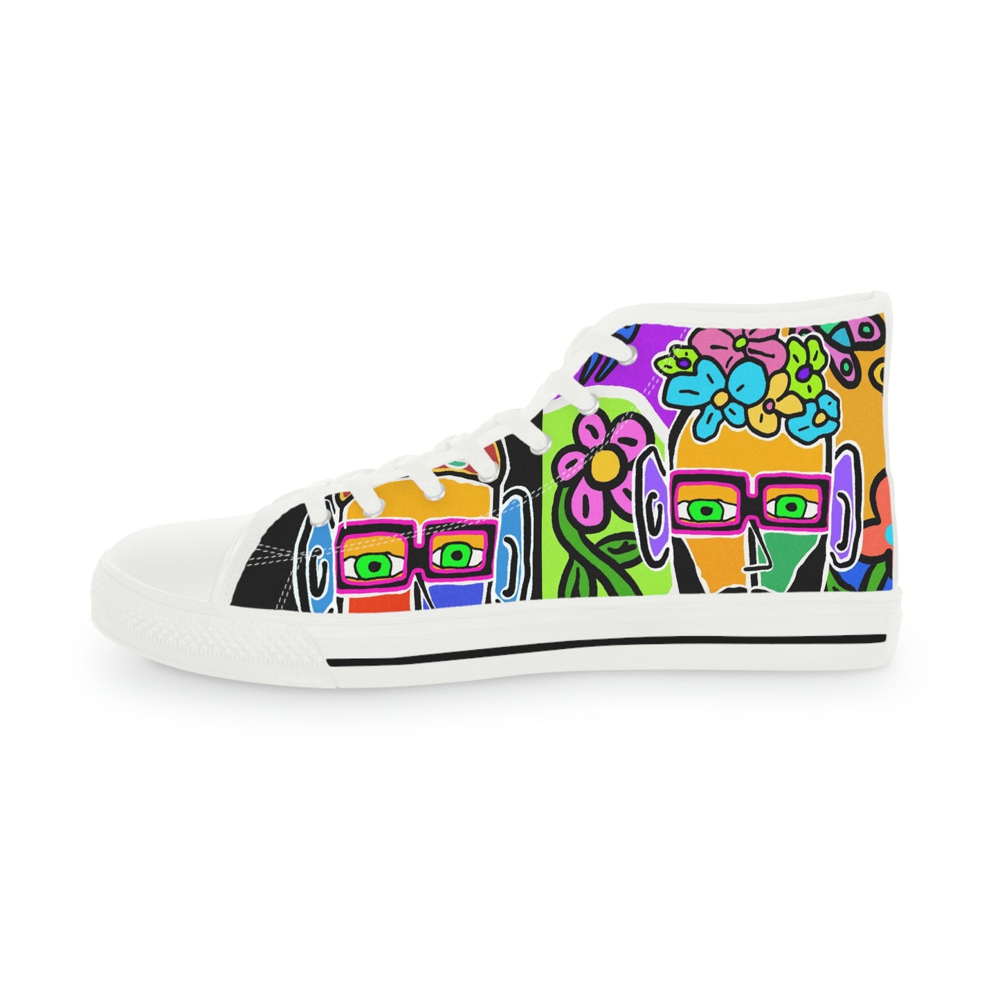 Tavi's Tribe Collage 2 Men's High Top Sneakers