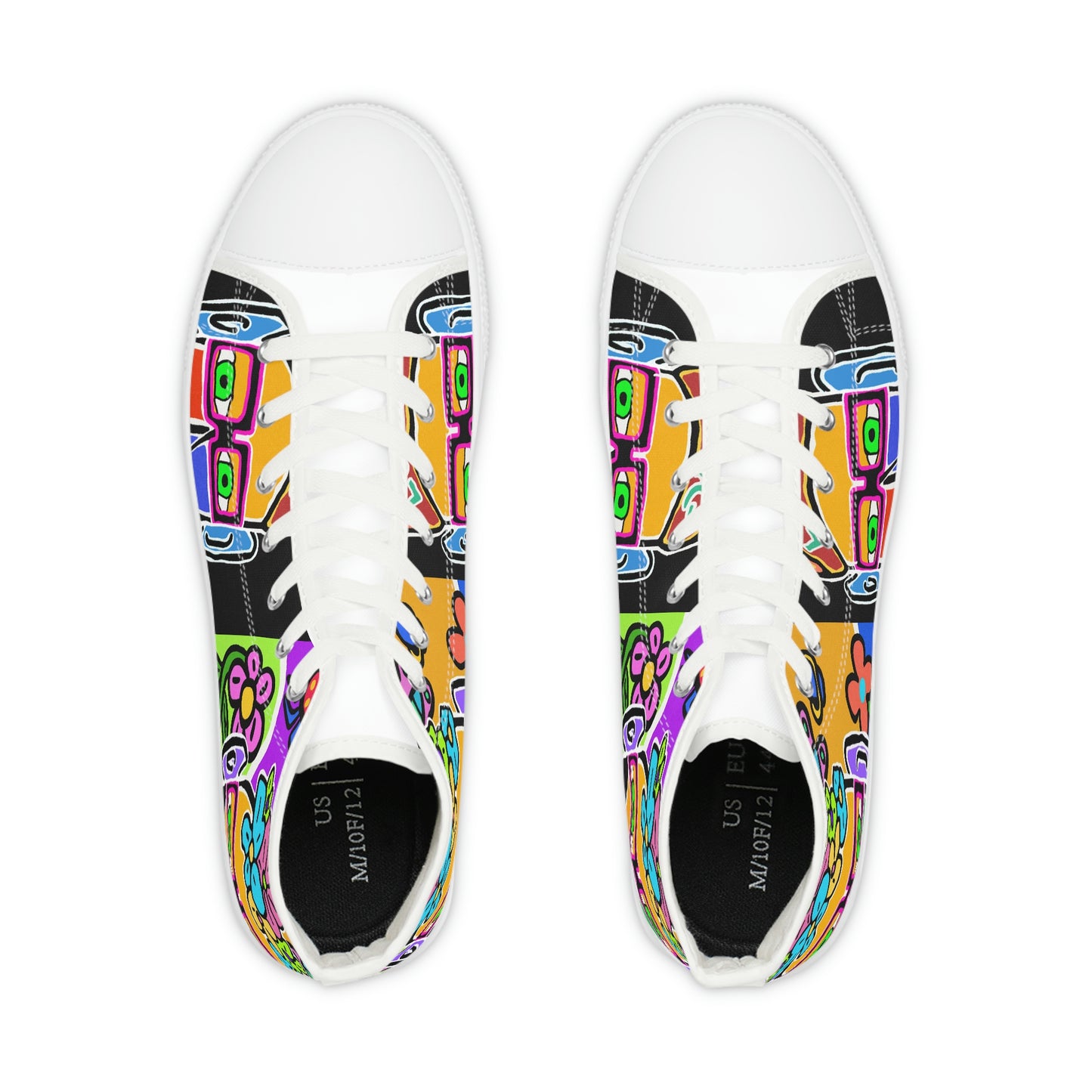 Tavi's Tribe Collage 2 Men's High Top Sneakers